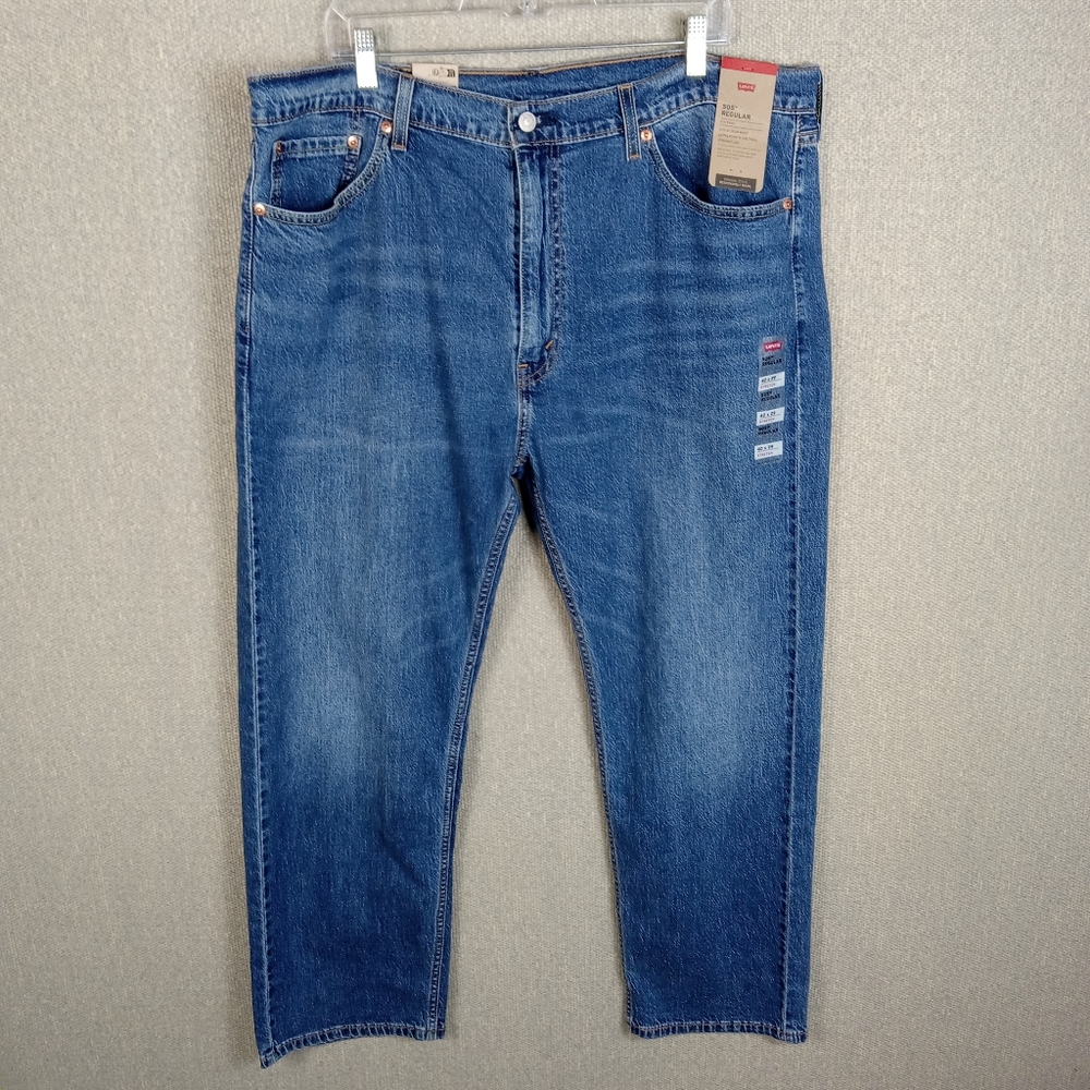 NWT Levi's 505 Jeans Size 40x29 Regular Fit Straight Leg Classic Denim 5-Pocket